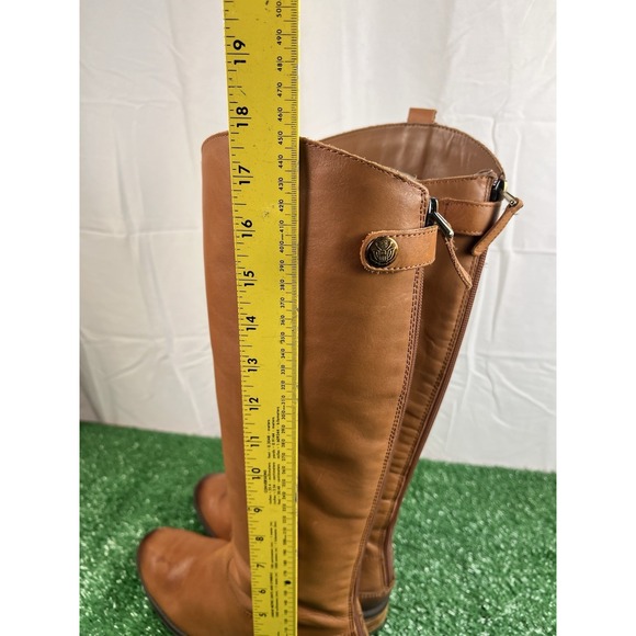 Sam Edleman Penny Leather Riding Boots in Brown SZ 7.5 Women's - Picture 6 of 13